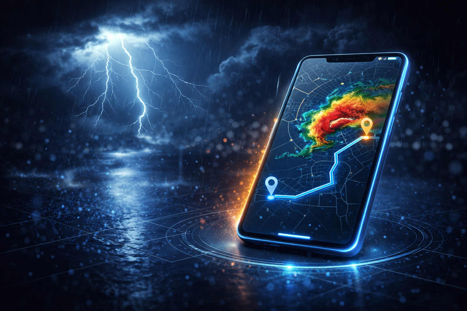 Storm Avoidance Navigation App